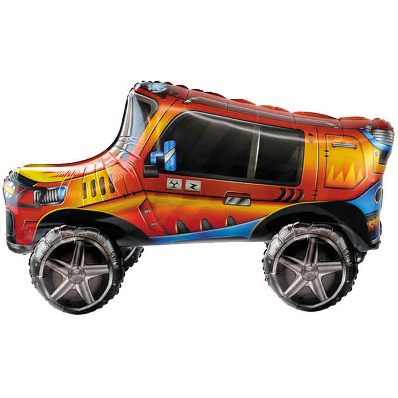 3D JEEP AIR FILL FOIL BALLOON