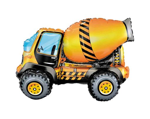3D CEMENT MIXER AIR FILL FOIL BALLOON