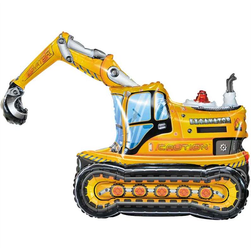 3D EXCAVATOR AIR FILL FOIL BALLOON