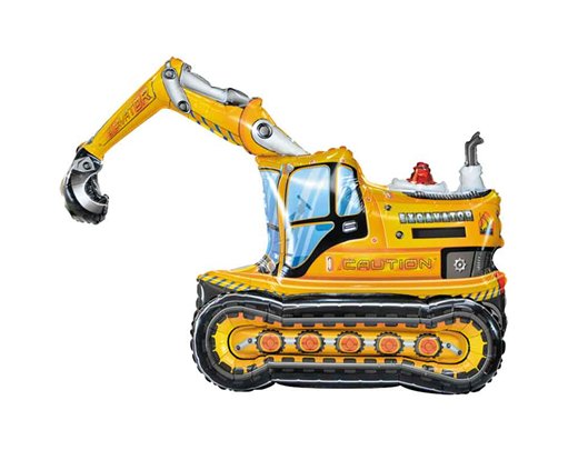3D EXCAVATOR AIR FILL FOIL BALLOON