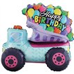 3D BIRTHDAY TRUCK AIR FILL FOIL BALLOON
