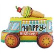 3D  ICE CREAM TRUCK AIR FILL FOIL BALLOON