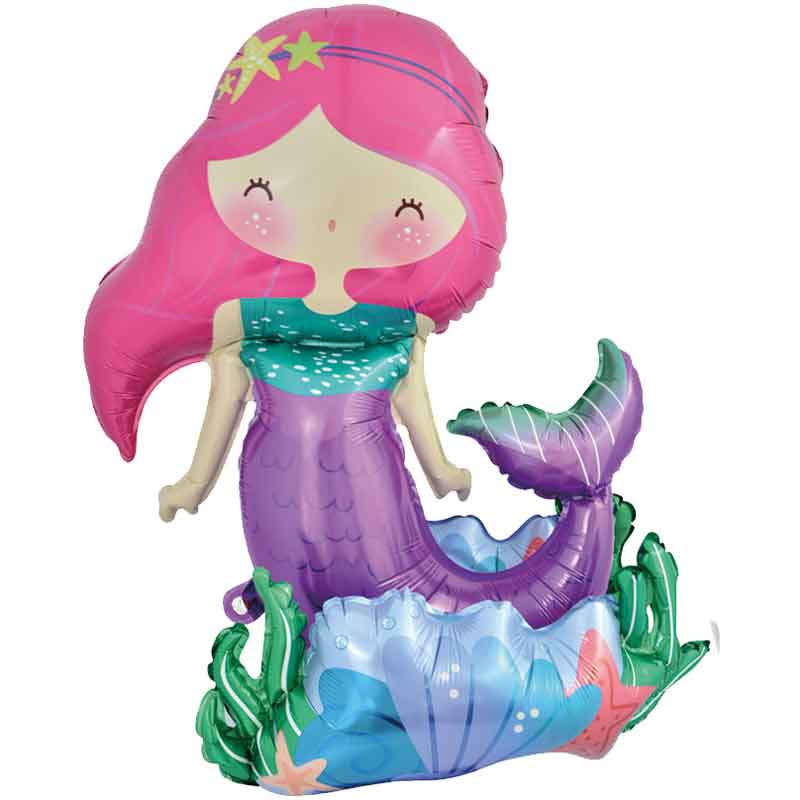 3D MERMAID AIR FILL FOIL BALLOON