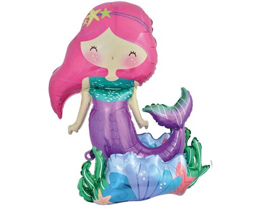 3D MERMAID AIR FILL FOIL BALLOON