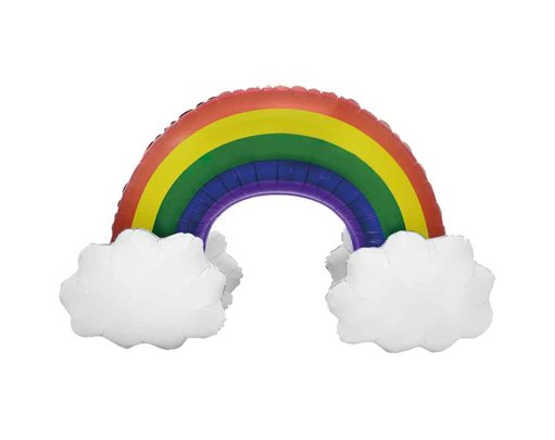 3D RAINBOW AIR FILL FOIL BALLOON