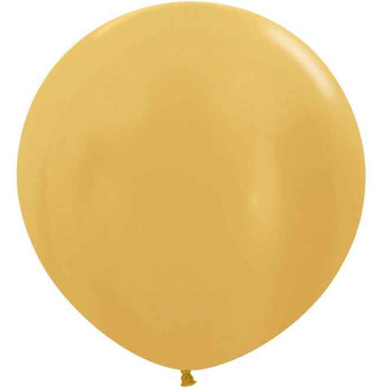 10PK 24in METALLIC GOLD SEMPERTEX