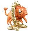 LION SHAPED STANDING AIR FILL FOIL BALLOON