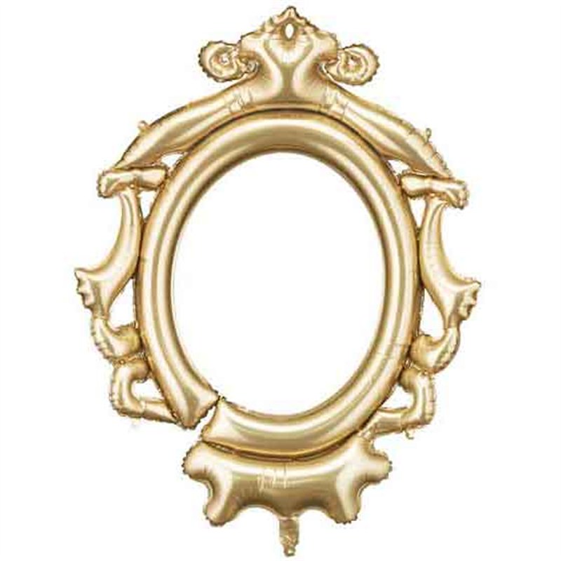 GOLD FRAME AIR FILL FOIL BALLOON