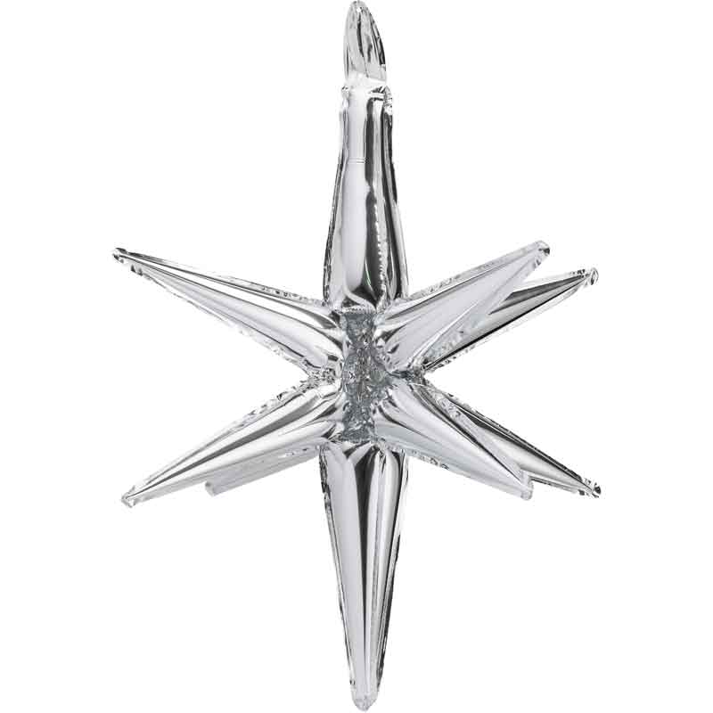 105cm 3D SILVER STAR FOIL BALLOON