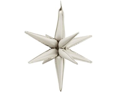 105cm 3D BEIGE STAR FOIL BALLOON