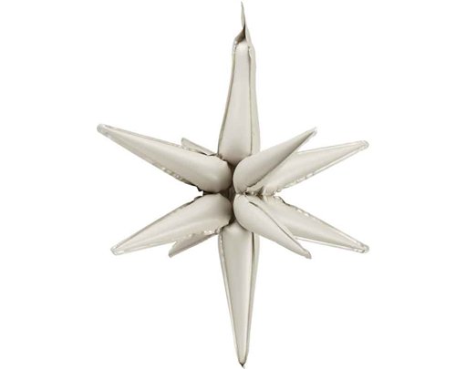105cm 3D BEIGE STAR FOIL BALLOON