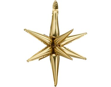 105cm 3D GOLD STAR FOIL BALLOON