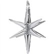 70cm 3D SILVER STAR FOIL BALLOON