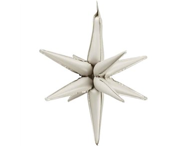 70cm 3D BEIGE STAR FOIL BALLOON