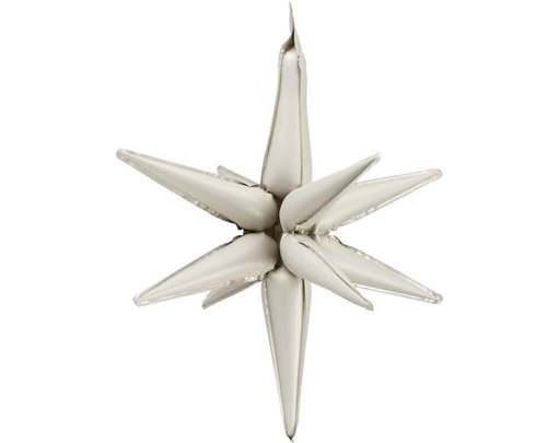 70cm 3D BEIGE STAR FOIL BALLOON