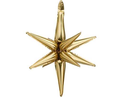 70cm 3D GOLD STAR FOIL BALLOON