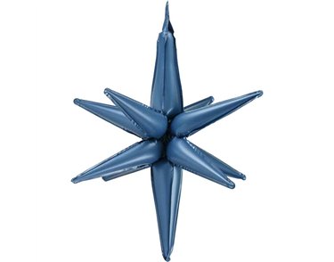 70cm 3D NAVY BLUE STAR FOIL BALLOON