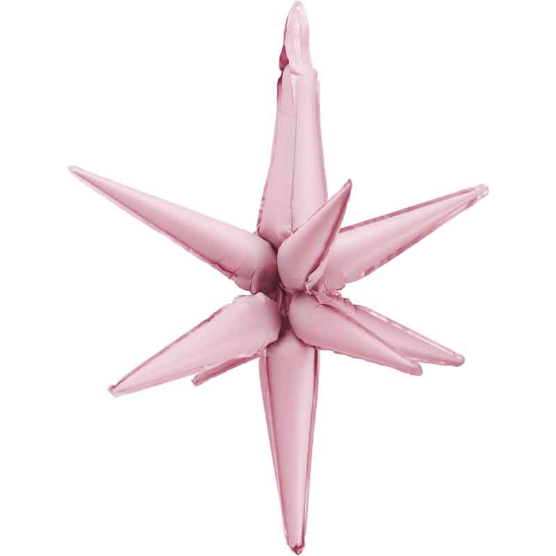 70cm 3D LIGHT PINK STAR FOIL BALLOON