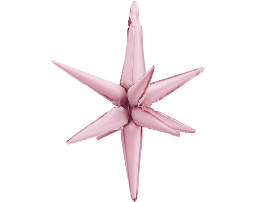 70cm 3D LIGHT PINK STAR FOIL BALLOON