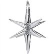 50cm 3D SILVER STAR FOIL BALLOON