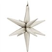 50cm 3D BEIGE STAR FOIL BALLOON