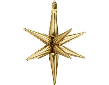 50cm 3D GOLD STAR FOIL BALLOON