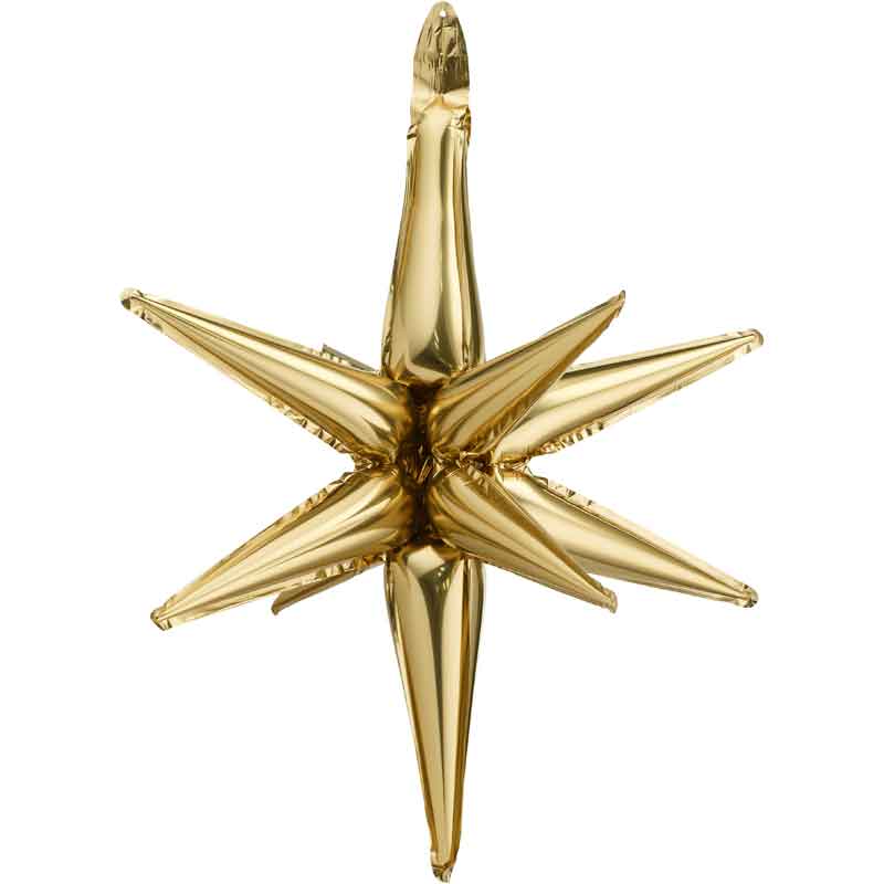 50cm 3D GOLD STAR FOIL BALLOON