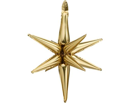 50cm 3D GOLD STAR FOIL BALLOON