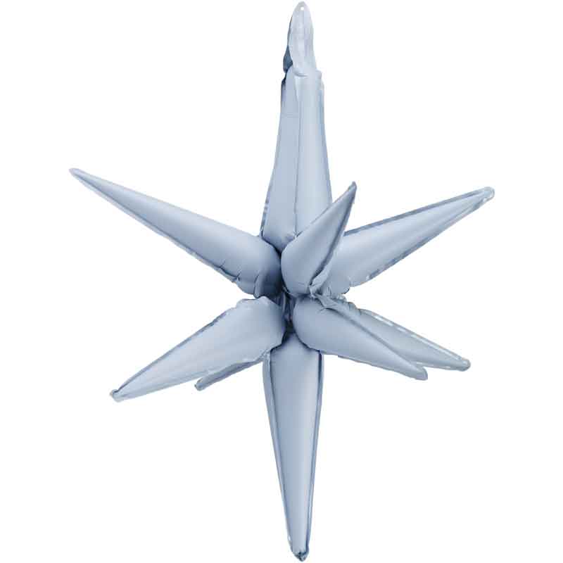 50cm 3D MISTY BLUE STAR FOIL BALLOON