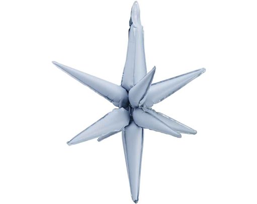 50cm 3D MISTY BLUE STAR FOIL BALLOON