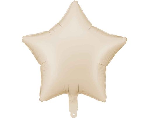 48cm LIGHT WARM GREY STAR FOIL BALLOON