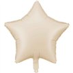 48cm LIGHT WARM GREY STAR FOIL BALLOON