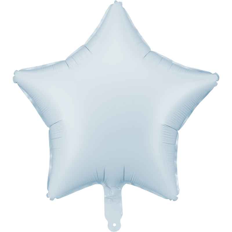 48cm MISTY BLUE STAR FOIL BALLOON