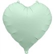 45cm GREEN HEART FOIL BALLOON