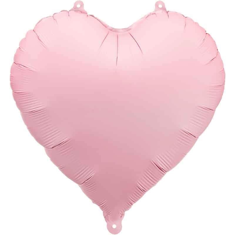45cm PINK HEART FOIL BALLOON