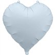 45cm MISTY BLUE HEART FOIL BALLOON