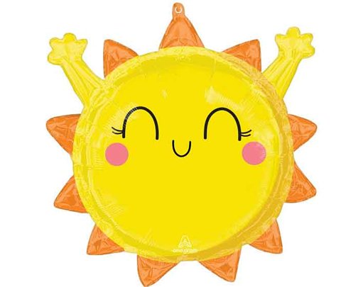 SENDING YOU SUNSHINE ROLY POLIES FOIL BALLOON