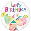 18in COCKTAIL SURPRISE BIRTHDAY FOIL BALLOON