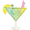 COCKTAIL SURPRISE SUPERSHAPE FOIL BALLOON