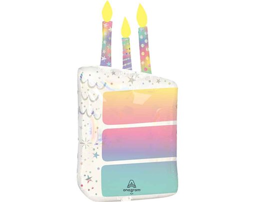 PEARLIZED BIRTHDAY SUPERSHAPE FOIL BALLOON
