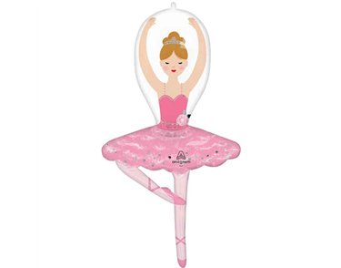 BALLERINA GIRL SUPERSHAPE FOIL BALLOON
