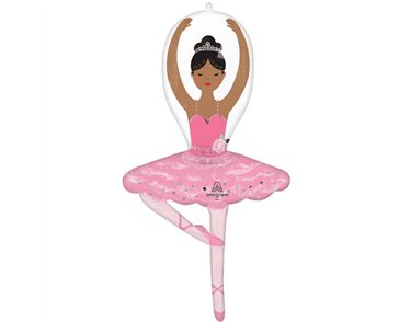 BALLERINA GIRL SUPERSHAPE FOIL BALLOON