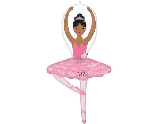 BALLERINA GIRL SUPERSHAPE FOIL BALLOON