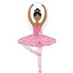 BALLERINA GIRL SUPERSHAPE FOIL BALLOON