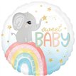 18in SATIN BABY ELEPHANT FOIL BALLOON