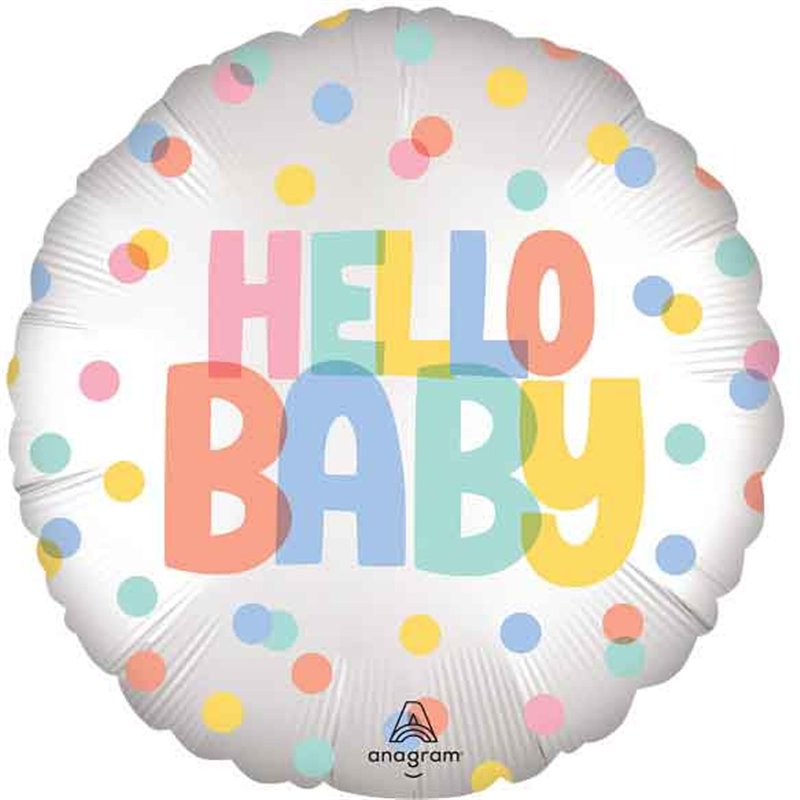 18in SATIN MODERN BABY FOIL BALLOON