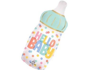 SATIN MODERN BABY SUPERSHAPE FOIL BALLOON