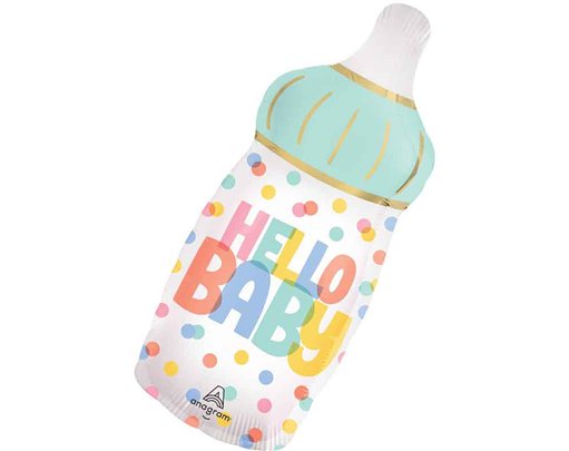 SATIN MODERN BABY SUPERSHAPE FOIL BALLOON