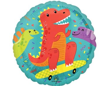 18in COOL DINOS FOIL BALLOON