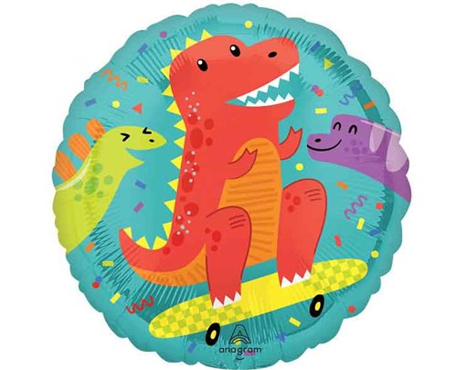 18in COOL DINOS FOIL BALLOON